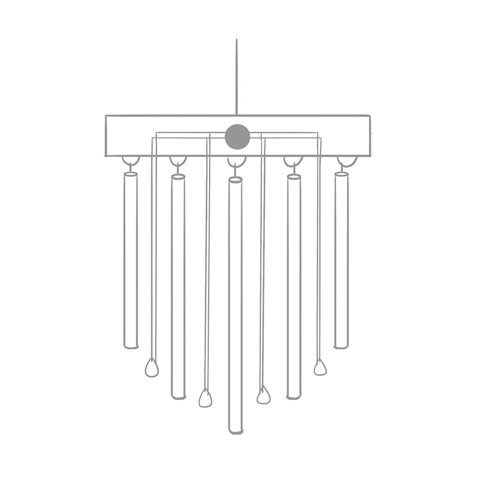The pathways of how I can organise the copper tape and LED light sticker draft. #5