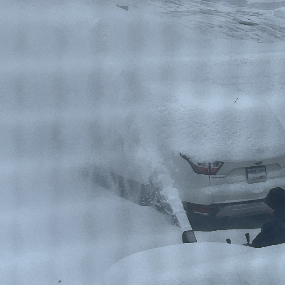 Sound of using the snowplow