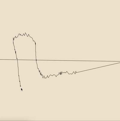 Interaction for the sound 'squeezing paper bag'. #2