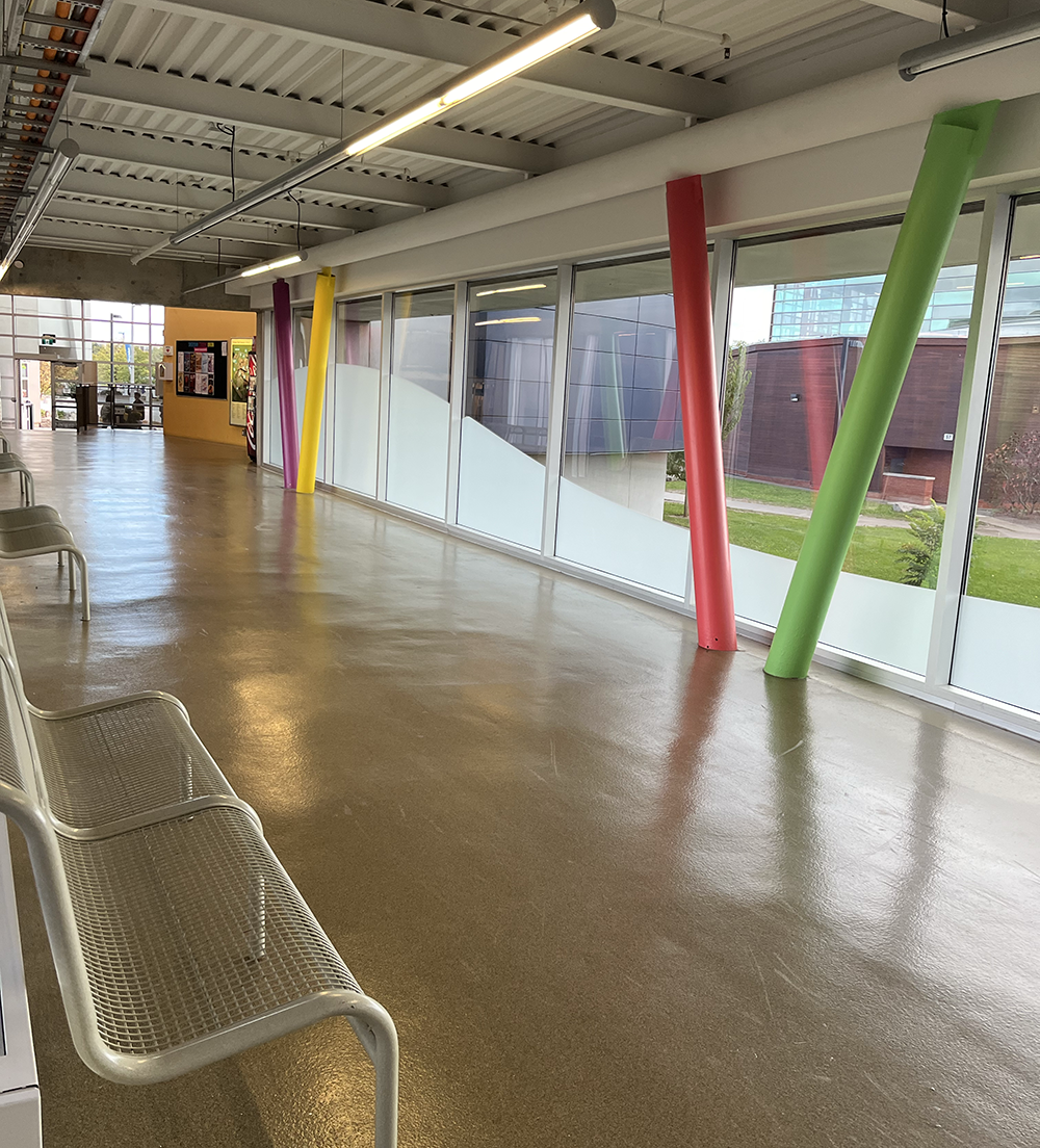 Sheridan College, corridor in J wing but in another angle